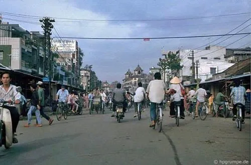 The streets in the 90s were bustling with bicycles in Ho Chi Minh city